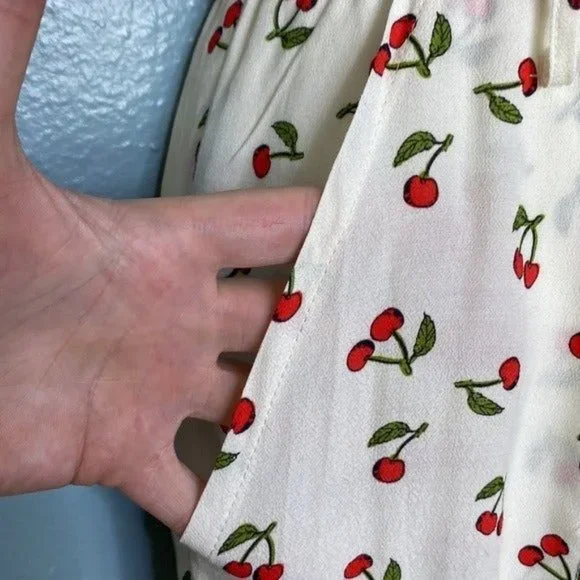 SOLD For Love & Lemons Cherry Print Jumpsuit - Picture 8 of 8